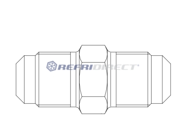 brass fittings Castel, unions Mod. 7110/8 1 x 1 sae